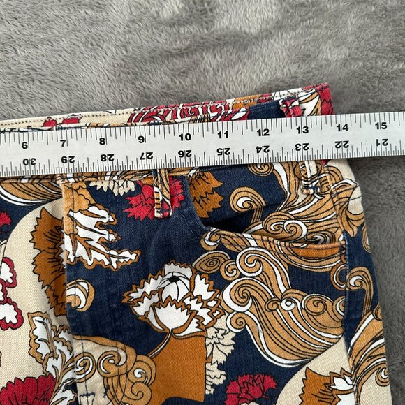 Mother Jeans The Hustler Ankle Fray 28 Flowers In Her Hair Boho Festival - Picture 7 of 11